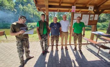 Wręczenie nagród w spławikowych zawodach wędkarskic